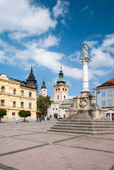 Fototapeta na wymiar View from SNP Square - Banska Bystrica, Slovakia