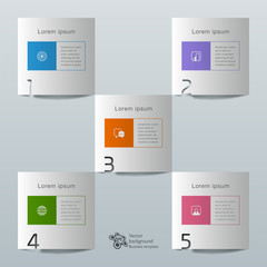 Infographics Web Banner & Label Design