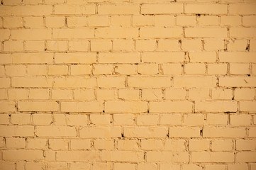 Texture of old yellow brick wall