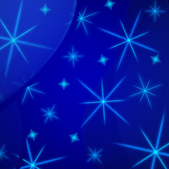 Abstract background with stars