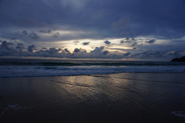 Karon beach was the most famous beach in the Phuket, Thailand. This is the famous place every tourist must come, here also was a good sunset view point.