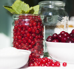 Berries on the table