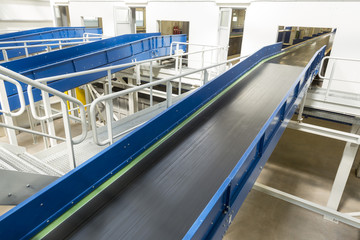 Fototapeta premium Biomass waste plant conveyer