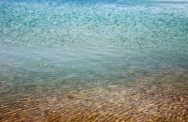Obraz premium Blue sea water in calm
