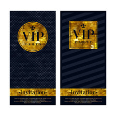 VIP invitation cards premium design templates.