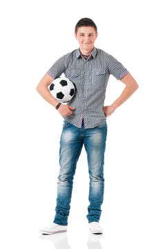 Man with ball