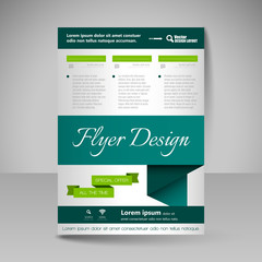 Site layout for design - flyer