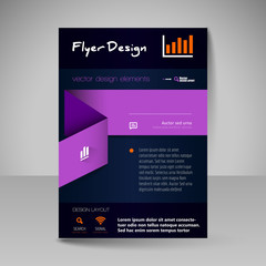 Site layout for design - flyer