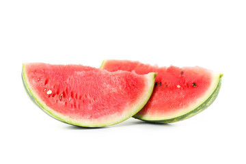 Tasty watermelon isolated on a white