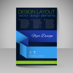 Site layout for design - flyer