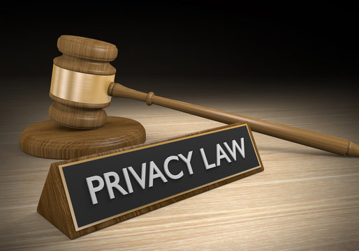Privacy law regulation and legal protection concept