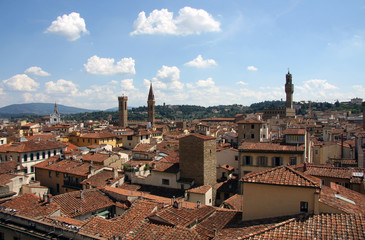 Fototapeta na wymiar Florence Rooftop Skyline (landscape)