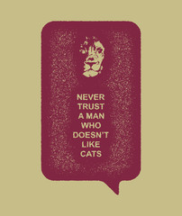 Quote Typographical on Chalkboard Background, vector design