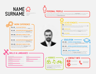 Original cv / resume template