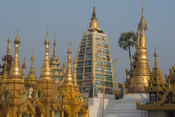 Fototapeta premium ASIA MYANMAR YANGON SHWEDAGON PAGODA