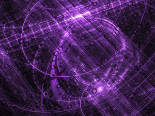 Abstract computer-generated modern violet background