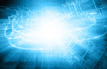 Best Internet Concept of global business.Technological