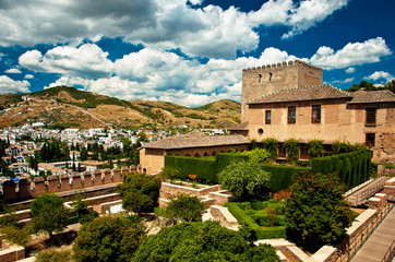 Alhambra in Granada, Spain.
