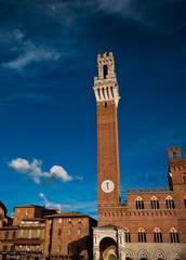 Fototapeta premium Piazza del Campo, Siena, Italy