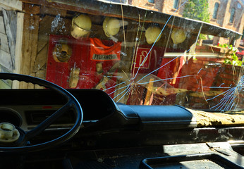 Sprung in der Windschutzscheibe