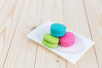 colorful macarons
