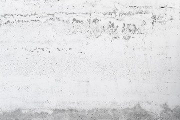 Concrete wall texture with plaster and white paint