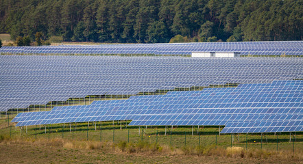 Solar Park Kollektoren Ökostrom