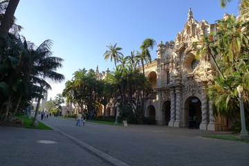 Fototapeta na wymiar The Casa Del Prado at Balboa Park in San Diego