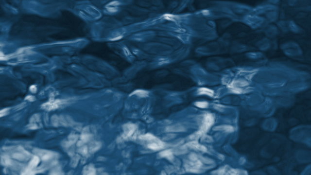 Water FX0106: Light patterns on blue water surface (Video Loop).