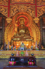 Buddha statue in Bai Dinh pagoda
