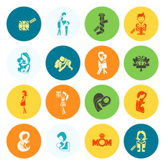 Happy Mothers Day Icons