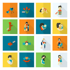 Happy Mothers Day Icons