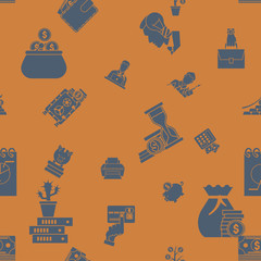 Business and Finance Seamless Pattern