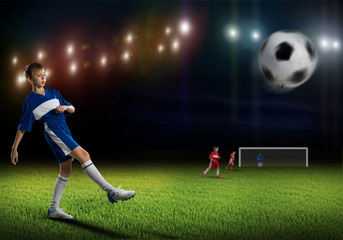 Young football champion