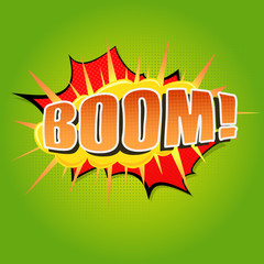 Boom, Comic speech bubble