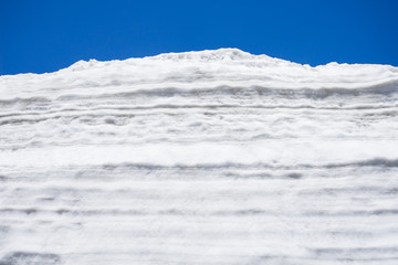 Naklejka premium Snow wall at Tateyama Kurobe Alpine Route, Japan destination travel