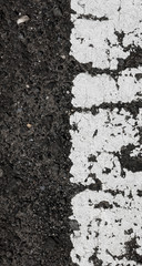 old white line on road background.