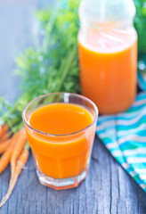 fresh carrot juice