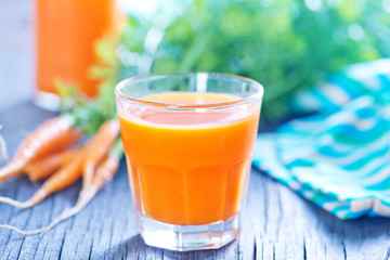 fresh carrot juice