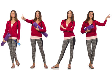 Fototapeta premium Concept of healthy lifestyle in set