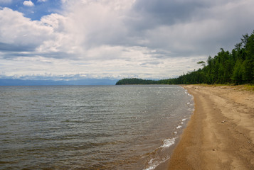 Bay in the north of Lake Baikal