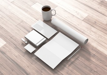 Briefpapier Visitenkarte Kuvert USB Stick Bleistift auf Holz