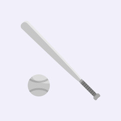 baseball bats and ball