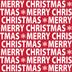 Seamless Merry Christmas Pattern Background. EPS 10 & HI-RES JPG Included 