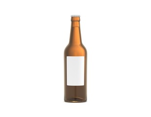 Flasche Bier braun