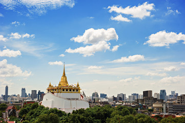 The Golden Mount at Wat Saket, A Landmarks of Bangkok THAILAND