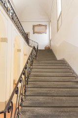 staircase and banister