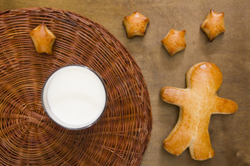 Cookies in the shape of a man