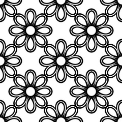 Floral Fine Seamless  Pattern