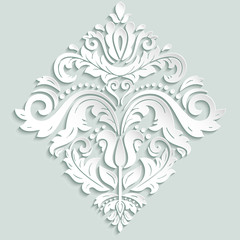 Oriental  Pattern With 3D Elements